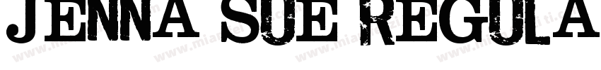 Jenna Sue Regular字体转换
